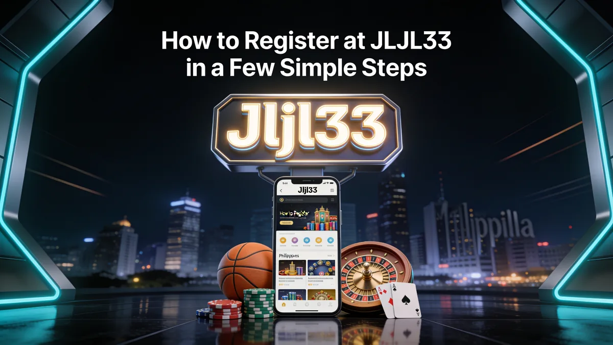 How to Register at JLJL33 in a Few Simple Steps — jljl33 in the Philippines